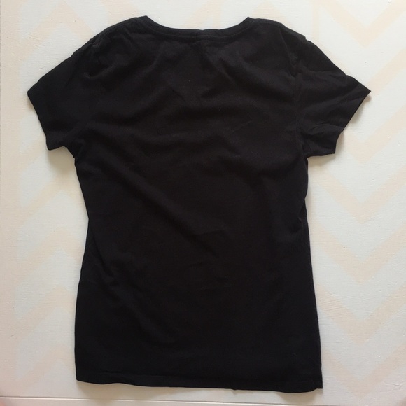 3/$15 Black V neck T shirt - Picture 3 of 3